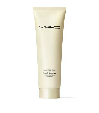 Mac Hyper Real Fresh Canvas Cream-to-foam Cleanser In White