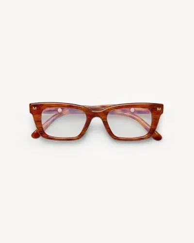 Machete Ruby Optical Blue Light Frames In Dark Tortoise Stripe