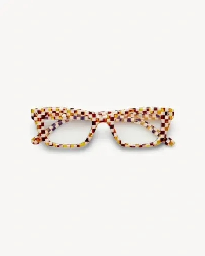 Machete Ruby Optical Blue Light Frames In Tortoise Checker