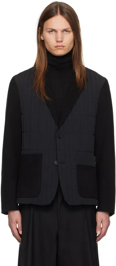 Mackage Black John Down Jacket In Blue