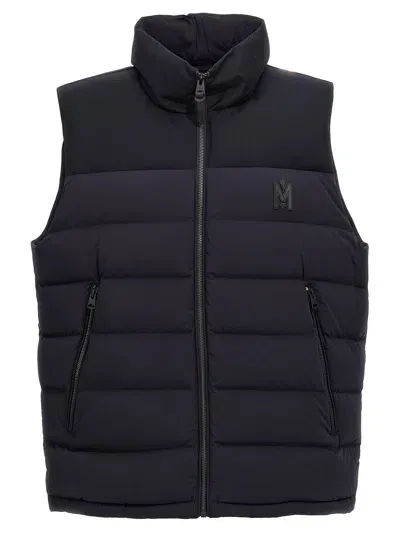 Mackage Bobbie Gilet In Blue