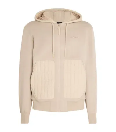 Mackage Down Hybrid Cruz Hoodie In Beige