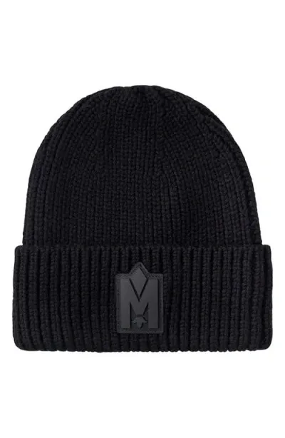 Mackage Cuffed Knit Hat In Black