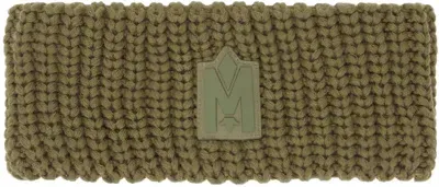 Mackage Khaki Sim-z Headband In Light Military