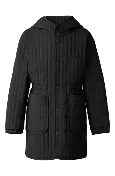 Mackage Kids' Hayden Quilted Down Coat In Black