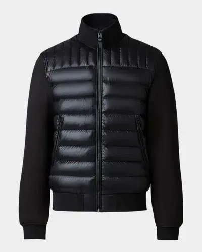 Mackage Collin-r Quilted Down Puffer Jacket In Black