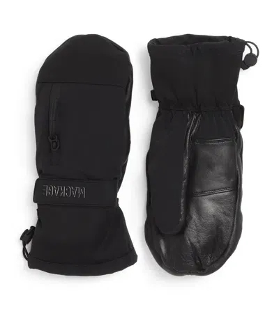 Mackage Wynd Technical Ski Mittens In Black