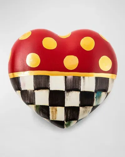 Mackenzie-childs Dotty Heart In Multi