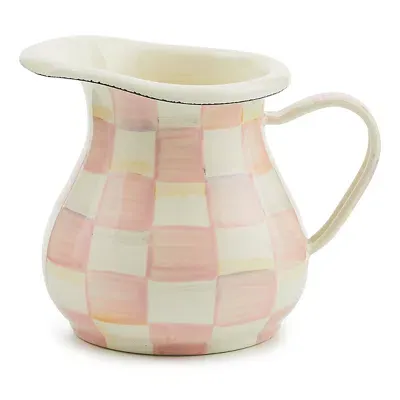 Mackenzie-childs Rosy Check Enamel Creamer In No Color