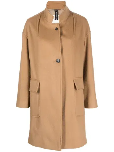 Mackintosh Freddie Single-breasted Coat In Neutrals