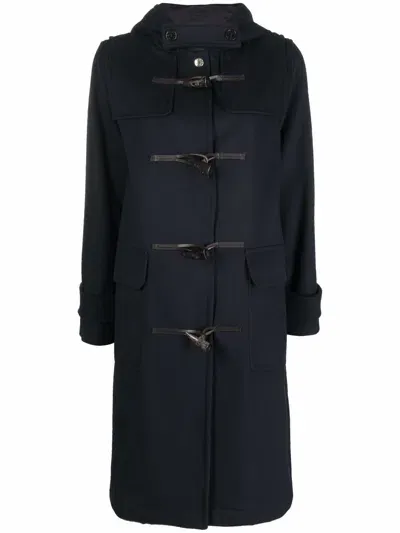 Mackintosh Inverallan Duffle Coat In 蓝色