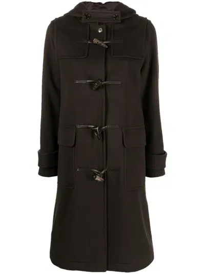 Mackintosh Inverallan Wool-cashmere Duffle Coat In Brown