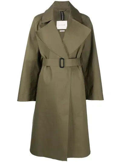 Mackintosh Kintore Trench Coat In Green