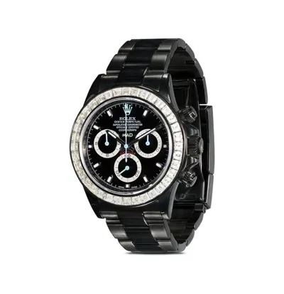 Mad Paris Customised Rolex Cosmograph Daytona 44mm In Black