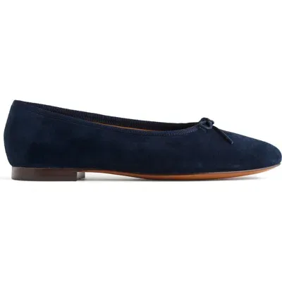 Madewell Francine Ballet Flat In Deep Indigo