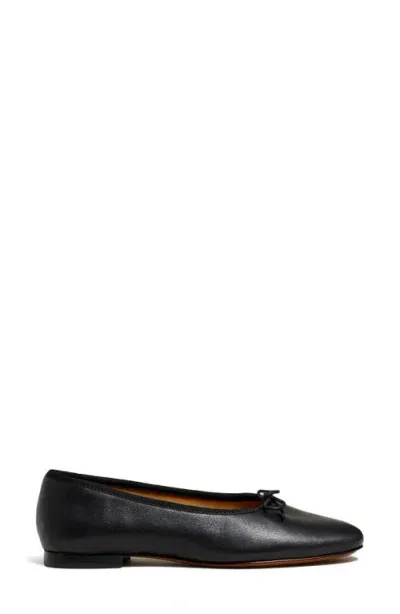 Madewell The April Ballet Flat In True Black