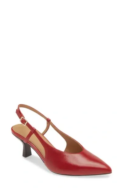 Madewell The Debbie Slingback Pump In Bright Ember