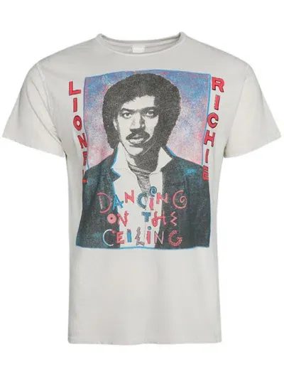 Madeworn Lionel Richie Cotton T-shirt In White