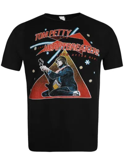 Madeworn Tom Petty Cotton T-shirt In Black