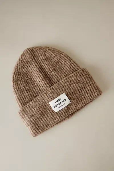 Mads Norgaard Tosca Anju Beanie Hat In Brown