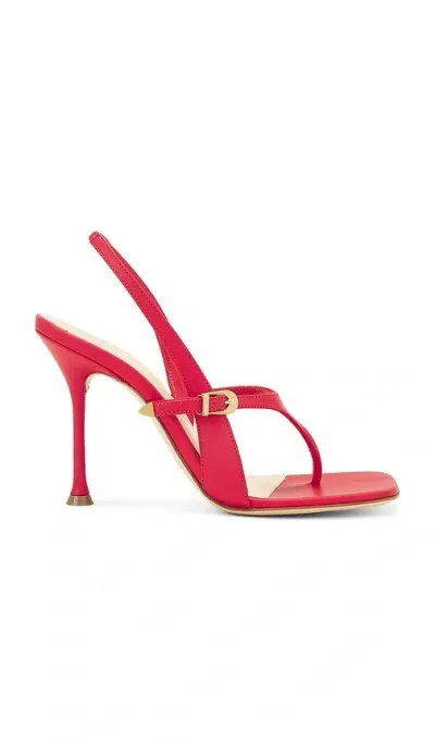 Magda Butrym Sling Back Sandal In Red