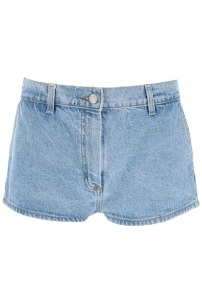 Magda Butrym Denim Hot Shorts For A In Blue