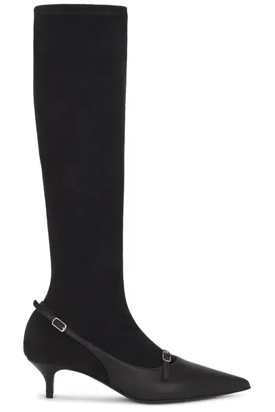 Magda Butrym Knee High Boots In Black