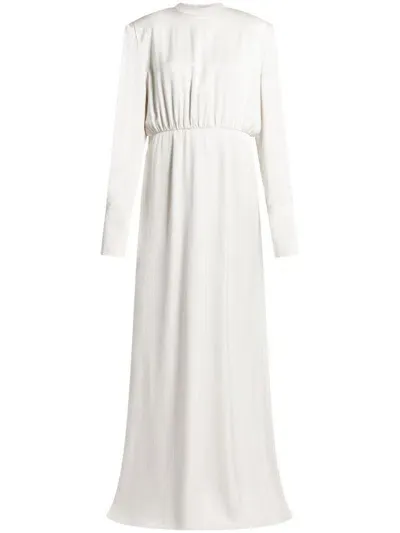 Magda Butrym Long-sleeve Dress In White