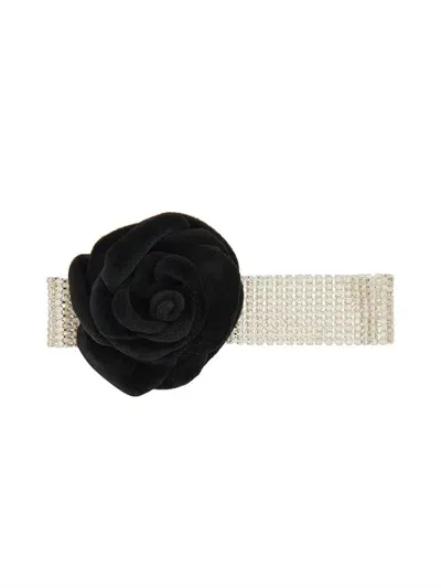 Magda Butrym Rose Necklace. In Black