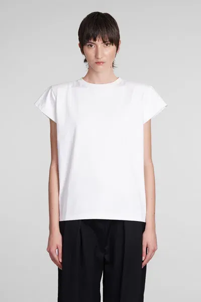 Magda Butrym T-shirt In White Cotton