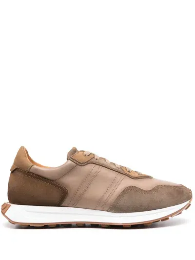 Magnanni Romero Ii Panelled Sneakers In Brown