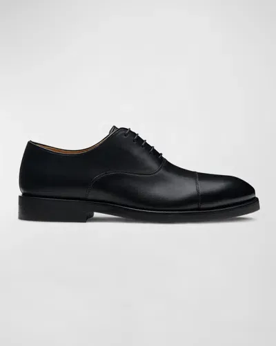 Magnanni Men's Mayon Cap Toe Leather Oxfords In Black