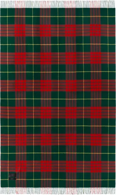 Magniberg Red Queen Blanket In Lipstick Red Tartan