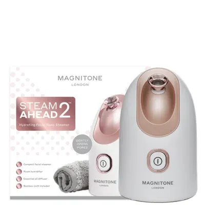 Magnitone London Steamahead2 Hydrating Facial Nano Steamer In White