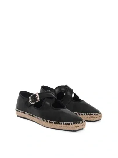 Maguire Leiro Espadrille In Black With Beige Outsole