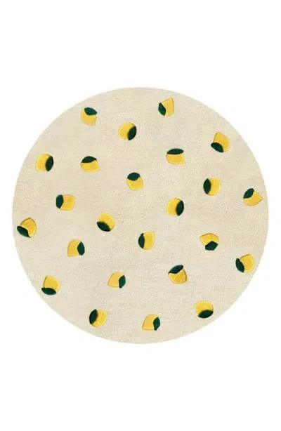 Maison Deux Lemons Wool Rug In Neutral