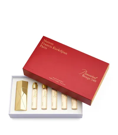 Maison Francis Kurkdjian Baccarat Rouge Eau De Parfum Travel Set In White