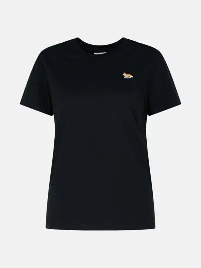 Maison Kitsuné 'baby Fox' Black Cotton T-shirt