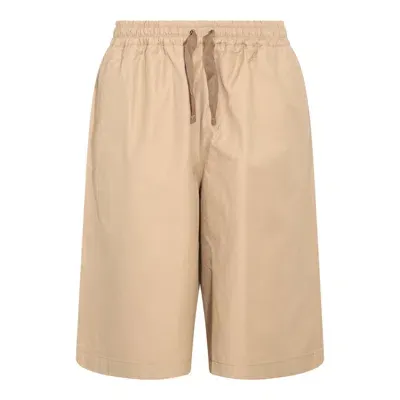 Maison Kitsuné Beige Cotton Blend Shorts