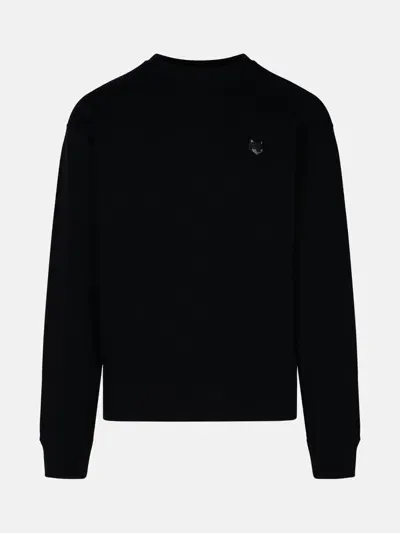 Maison Kitsuné Black Cotton Sweatshirt