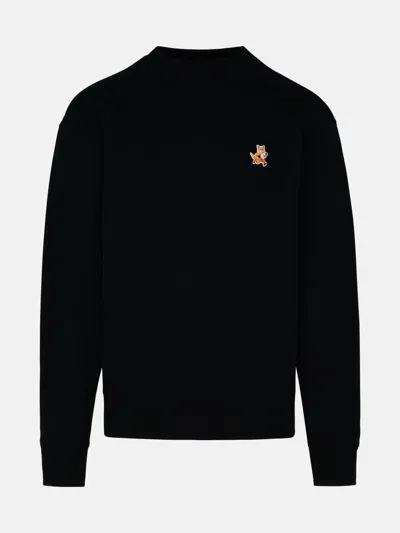 Maison Kitsuné Black Cotton Sweatshirt