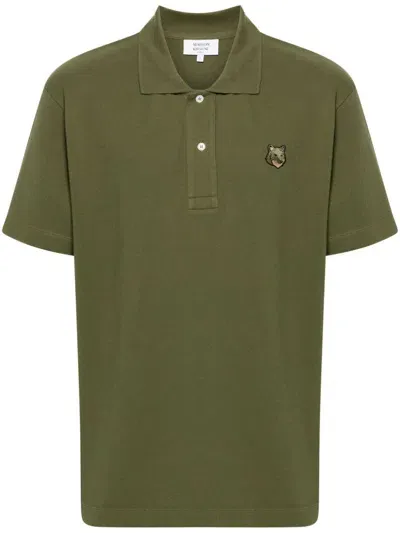 Maison Kitsuné 'bold Fox Head Comfort Fit Polo Shirt