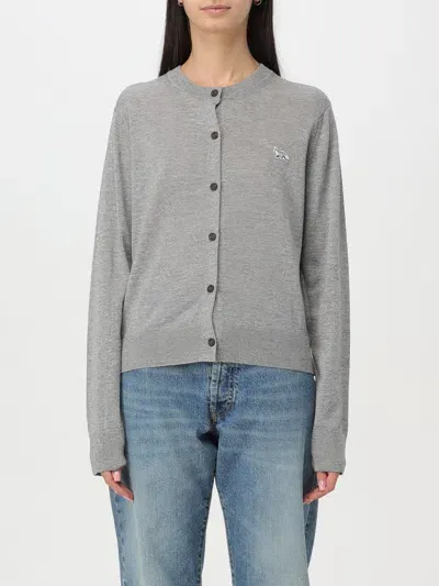 Maison Kitsuné Cardigan  Woman Color Grey In Grau