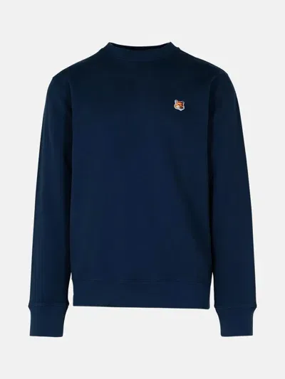 Maison Kitsuné Navy Cotton Sweatshirt