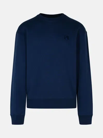 Maison Kitsuné Navy Cotton Sweatshirt