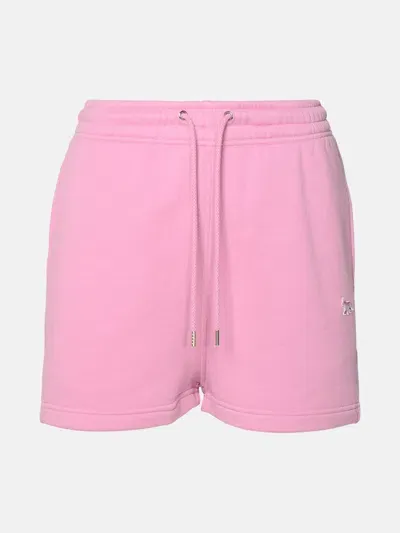 Maison Kitsuné Pink Cotton Shorts