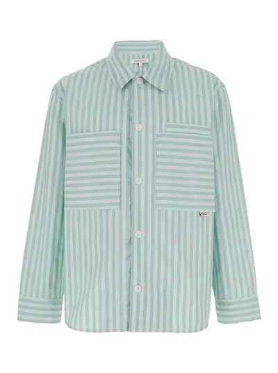 Maison Kitsuné Shirts In Blue