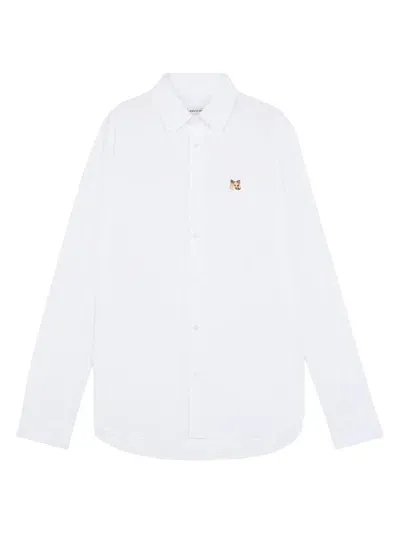 Maison Kitsuné Shirts In White