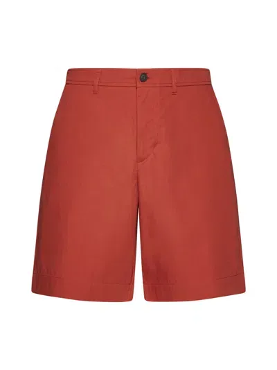 Maison Kitsuné Shorts In Paprika