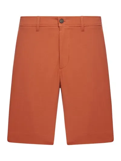 Maison Kitsuné Board Shorts In Red